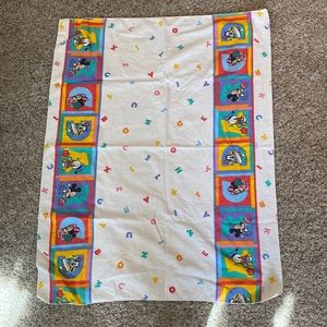 Vintage Disney receiving baby blanket